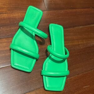 Forever 21 Green Sandals